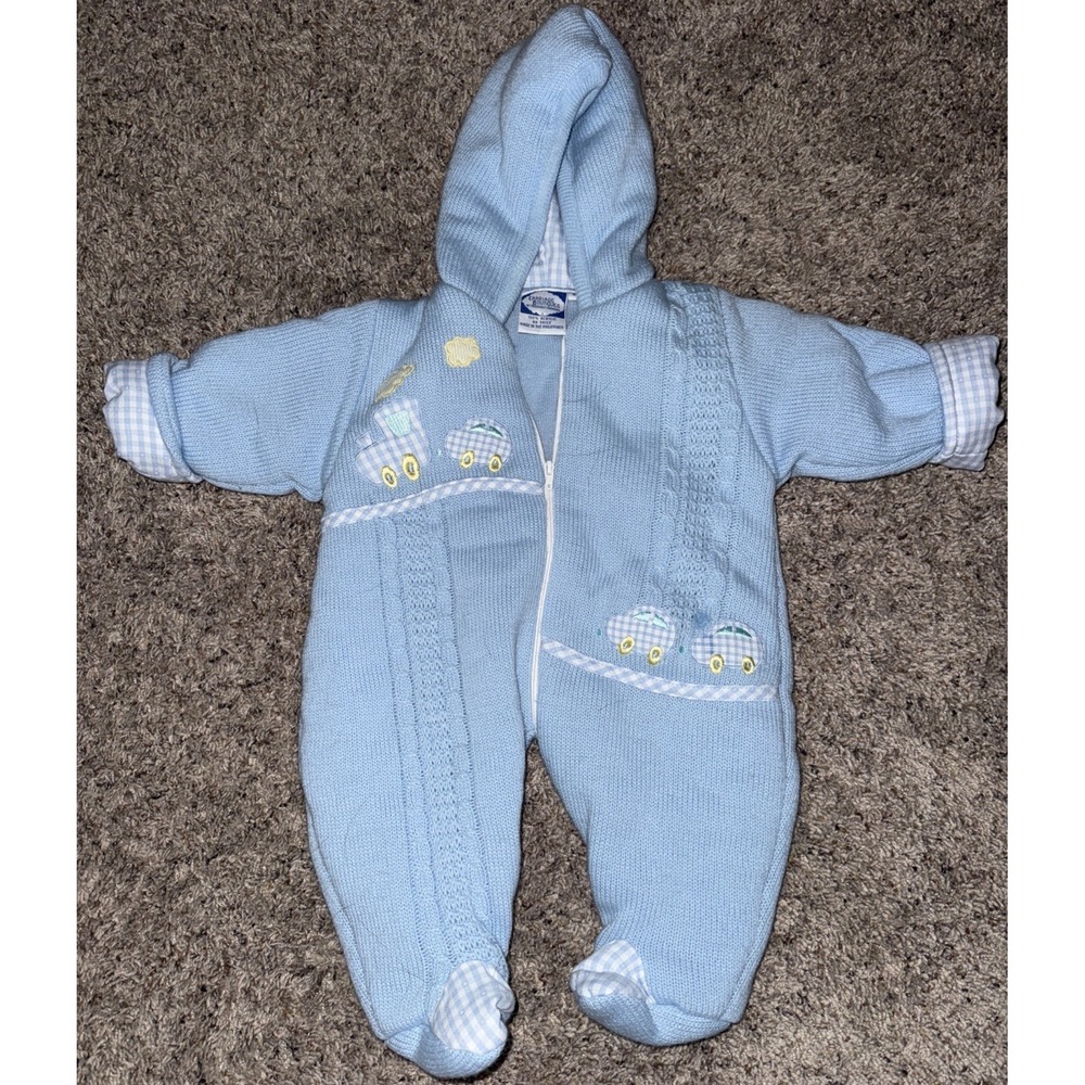 Vintage Carriage Boutiques By Friedknit Collection Baby Bunting Snow Suit 3 M
